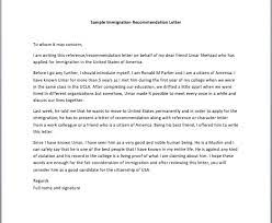 This letter is sometimes called character reference letter of immigration. Immigration Recommendation Letter Sample Smart Letters
