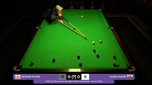 Bbc sport presenter reanne evans shows off the snooker practice area at the crucible. Reanne Evans V Laura Evans Uk Women S Championship 2019 Youtube