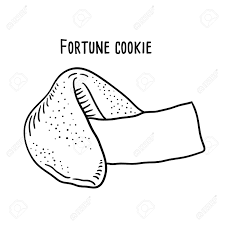 Hand Drawn Illustration Of Fortune Cookie Royalty Free Cliparts Vectors And Stock Illustration Image 108849679 Vector fortune cookies in doodle style.one simple food.illustration fruit for chinese new year with black line hand drawn.design for menus,cards,stickers,prints,social networks,web. hand drawn illustration of fortune cookie