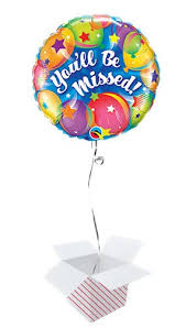 Saying no will not stop you from seeing etsy ads, but it may make them less relevant or more repetitive. You Ll Be Missed Round Qualatex Foil Helium Balloon Inflated Balloon In A Box Partyrama