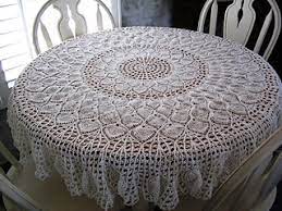 Crochet tablecloth crocheted free crochet table cloth patterns cute shield necklace with vintage hvtktzf. 4 Free Pineapple Crochet Tablecloth Patterns You Should Save