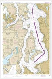 Noaa Chart Puget Sound Shilshole Bay To Commencement Bay 18474