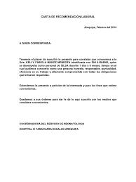 Muchos formatos de cartas de recomendación; Carta De Recomendacion Laboral Word Actualizado Julio 2021