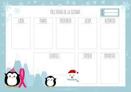 Free Printable Menu De La Semaine Menu Semaine Menu Repas Semaine