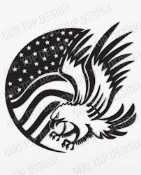 Download American Eagle Flag Design Files Dxf Svg Eps Ai Cdr