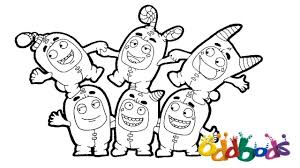 Welcome to the world of oddbods!oddbods take a look at everyday life through the eyes of seven distinct personalities, all bundled up in bright furry mini kit : Oddbods Coloring Pages 55 Images Free Printable