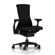 Embody Chair By Herman Miller Fully Adjustable Arms Black Balance Fabric On Graphite Frame And Base Embody Chair Office Chair Ergonomic Office Chair