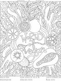 When it gets too hot to play outside, these summer printables of beaches, fish, flowers, and more will keep kids entertained. Vegan Coloring Page Free Printable Activity For Adults Kids
