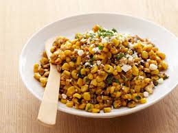 grilled corn salad with lime red chili