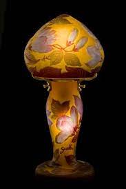 Only 1 available and it's in 10 people's carts. Table Lamps In Art Nouveau Style Emile Galle Reproduction Lampe Lampen Nostalgie