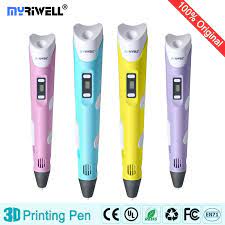 Myriwell 3d Pen 3d Pens Led Display Abs Pla Filament Model Smart 3d Printing Pen Best Gift For Kidspen 3d Print Pen 3d Pens 3d Pen 3d Printer Pen