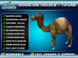 3 i wish i had better paper for this instead of this plain white one. Second Life Marketplace Camel Donation Holder Tipjar 3d Mesh