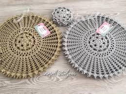 179 Begenme 24 Yorum Instagram Da Neseli Atolyem Neseli Atolyem Gun Ay Din Sari Simli Ve Gumus S Crochet Designs Crochet Placemats Crochet For Home