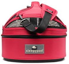 Reviewers note that this dog carrier purse is best suited for extremely small teacup breeds. Sleepypod Mini Mobile Pet Bed Blossom Pink Amazon Co Uk Pet Supplies