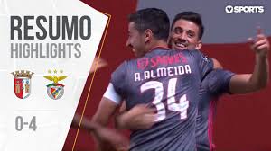 Highlights Resumo Sc Braga 0 4 Benfica Liga 19 20 4 Youtube