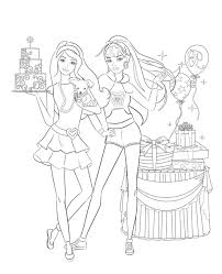 Barbie Doll Birthday Coloring Pages Birthday Coloring Pages Barbie Coloring Pages Happy Birthday Coloring Pages