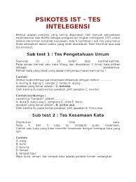 Tes Psikotes Perusahaan Pdf Buku Matematika Smp