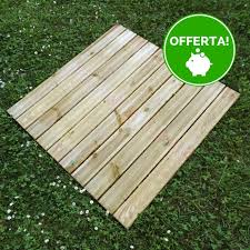 Mattonelle da giardino economiche per pavimento esterno bronze stone 15x30x0,85 cm. Mattonella Zigrinata 100x100 Pino Impregnato Pavimento Da Esterno Spessore 3 8 Cm Extra Resistenza Onlywood