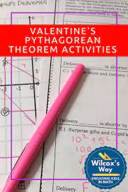 Valentine S Day Math Pythagorean Theorem Activities Valentine Math Activities Middle School Math Worksheets Valentine Math Worksheet