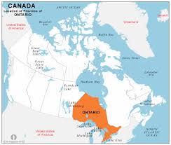Ontario provides a vast variety of accommodations. Ontario Location Map Canada Location Map Of Ontario In Canada Emapsworld Com
