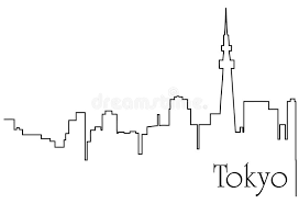 Experiment with deviantart's own digital drawing tools. Tokyo City One Line Drawing Abstract Background Stock Vector Illustration Of City Architecture 107284125