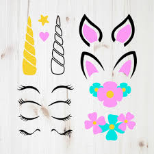 Download Unicorn Kit Unicorn Creator Set Horn Head Eyelashes Unicorn Clipart