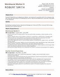 Magic tips to succeed at this task. Warehouse Worker Resume Samples Qwikresume