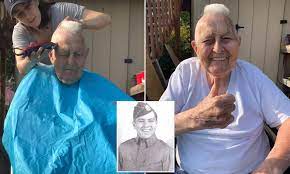 Story\experienceww2 101st airborne brothers reunited (i.imgur.com). Wwii Veteran 96 Shaves His Hair Into A Mohawk To Bring Joy During The Coronavirus Pandemic Daily Mail Online
