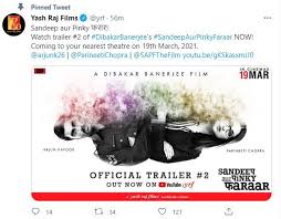 Dibakar banerjee's next release sandeep aur pinky faraar second trailer is finally out now. Sandeep Aur Pinky Faraar Anushka Sharma Has Unmissable Reaction To Latest Trailer Of Arjun Parineeti S Sandeep Aur Pinky Faraar