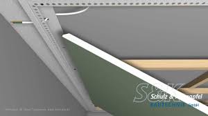 Weitere ideen zu bau, led, led profil. Led Trockenbauprofil Mit Sichtschenkel Fur Direkten Anschluss An Bauteile Youtube