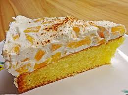 Fantakuchen Mit Pfirsich Schmand Kuchen Mit Pfirsich Kuchen Und Torten Rezepte Kuchen Zutaten