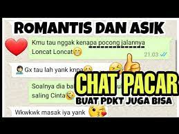 Tentu saja yang namanya gombalan akan terdengar aneh dan memalukan bagi orang lain, namun biarlah bucin terus melaju. Chat Gombalan Romantis Dan Asik Buat Pacar Auto Bikin Baper Youtube
