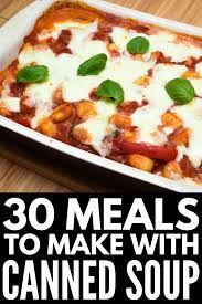 30 Simple Recipes With Canned Soup That Actually Taste Good Campbells Soup Recipes Crockpot Soup Recipes Chicken Soup Recipes