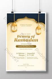 Download spanduk banner tabligh akbar maulid nabi cdr spanduk banner tabligh akbar ini di buat dalam rangka memperingati maulid nabi muhammad pada artikel kali ini saya akan membagikan 5 contoh spanduk maulid nabi dengan background yang berbeda beda. Ramadan Poster Invitation Template With Gold Lantern And Dark Blue Background Pikbest Templates Ramadan Poster Poster Invitation Ramadan