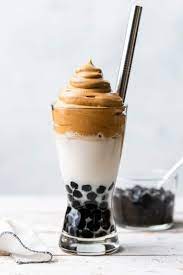 Dalgona Coffee With Boba Recipe Coffee Recipes Bubble Tea Recipe Milk Tea Recipes