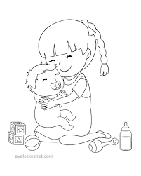 Let your child express his or her creativity with this adorable and original printable from. Free Printable Coloring Pages For Kids Coloring Pages About Family Coloring Page Big Siste Family Coloring Pages Baby Coloring Pages Puppy Coloring Pages
