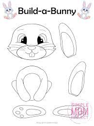 Looking For An Easy Easter Bunny Craft To Do With Your Kids This Easter Use Our Free Printable Easter Bunny Template To Build Your Own