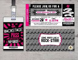 Bachelorette Party Invite Bachelor Party Invitation Ticket Etsy Rock Star Party Sweet Sixteen Invitations Sweet Sixteen Parties