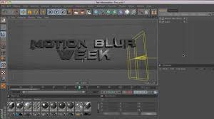 Beginning C4d 101 Motion Blur In Cinema Motion Blur Animation Camera Motion