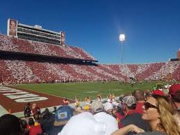 Gaylord Memorial Stadium Section 35 Home Of Oklahoma Sooners