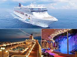 1) noted the star shaped logo on the stack 2) was able to see the ship name on bow enough to so that's how i identified the star libra. Christmas And New Year Cruise Holidays With Star Cruises
