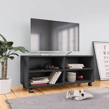 Schrank auf rollen der qualitätsmarke kabuco bereits ab 375 €. Tv Schrank Mit Rollen Grau 90 35 35 Cm Spanplatte Hedistone