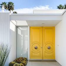 Check out our yellow door sign selection for the very best in unique or custom, handmade pieces from our home decor shops. How To Choose Exterior Paint Colors For Your Mid Century Inspired Home Shift Modern Home