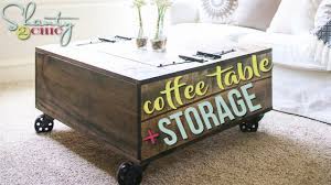 Epic upcycled barrel table plan: Diy Coffee Table With Storage Shanty2chic Youtube