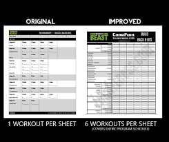 But if you're looking for info the program itself, check this body beast workout sheetsi. Free Improved Body Beast Workout Sheets By Chad Pink Zillafitness