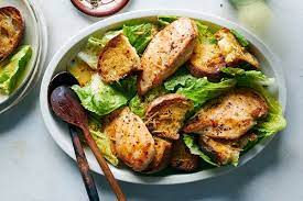 Spicy Lemony Chicken Breasts With Croutons And Greens Recipe Recipe Nyt Cooking Greens Recipe Cooking
