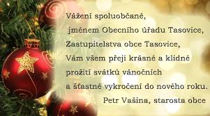 Nemáte čas vymýšlet texty na přání k vánocům či péefku k novému roku? Prani K Vanocum A Novemu Roku Oficialni Stranka Obce Tasovice