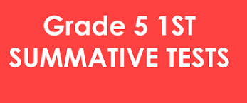 Grade 6 summative test no. Grade 5 K 12 1st Summative Test Deped Tambayan