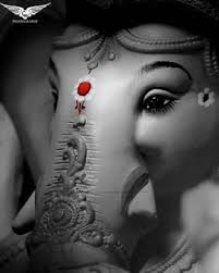 Full Hd Ganpati Images Hd Wallpaper Black And White 