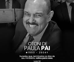 Deputado estadual Otoni de Paula Pai morre aos 71 anos